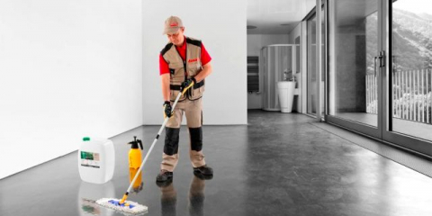 Jak a jak zpracovat betonovou podlahu vlastníma rukama, aby se neprášilo